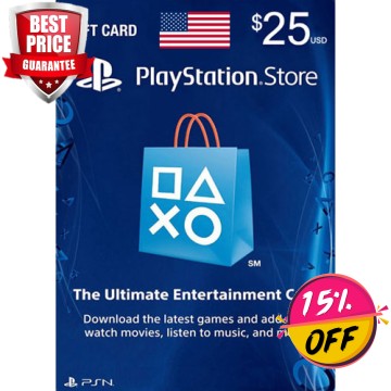 PLAYSTATION NETWORK (PSN) CARD - 25 USD