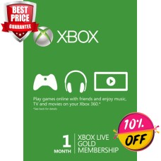 1 MONTH XBOX LIVE GOLD MEMBERSHIP (XBOX ONE/360)
