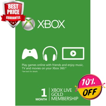 1 MONTH XBOX LIVE GOLD MEMBERSHIP (XBOX ONE/360)