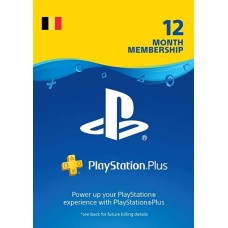 PLAYSTATION PLUS - 12 MONTH SUBSCRIPTION (BELGIUM)