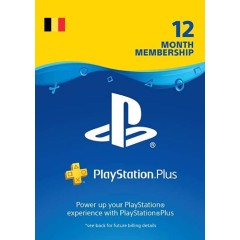 PLAYSTATION PLUS - 12 MONTH SUBSCRIPTION (BELGIUM)