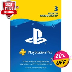 PLAYSTATION PLUS - 3 MONTH SUBSCRIPTION (UK)