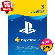 3 MONTH PLAYSTATION PLUS MEMBERSHIP (USA)