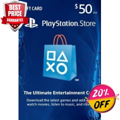 PLAYSTATION STORE GIFT CARD - $50 PS VITA/PS3/PS4 CODE