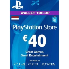 PLAYSTATION NETWORK (PSN) CARD - 40 EUR (NETHERLANDS)