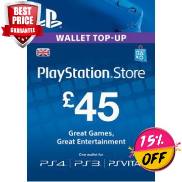 PLAYSTATION NETWORK (PSN) CARD - 45 GBP