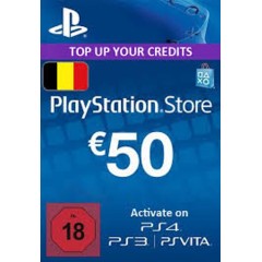 PLAYSTATION NETWORK (PSN) CARD - 50 EUR (BELGIUM)