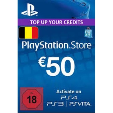 PLAYSTATION NETWORK (PSN) CARD - 50 EUR (BELGIUM)