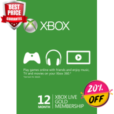 12 MONTH XBOX LIVE GOLD MEMBERSHIP (MEA)